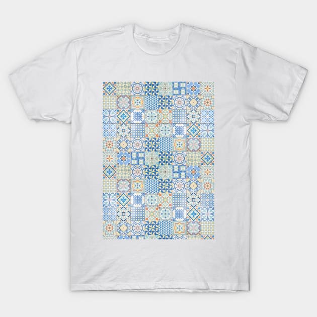 Tile Azulejo Tradicional Portuguese T-Shirt by ruifaria